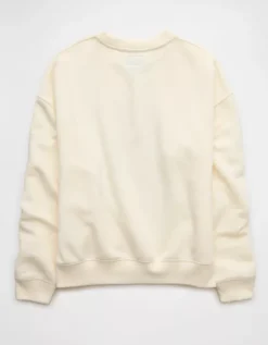 NFL Jacksonville Jaguars Crew Neck Sweatshirt Cream -American Eagle Fashion 0454 2484 106 b