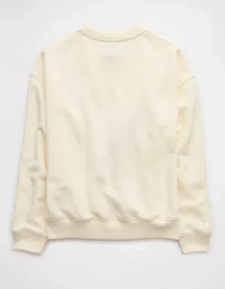 NFL Miami Dolphins Crew Neck Sweatshirt Cream -American Eagle Fashion 0454 2486 106 b