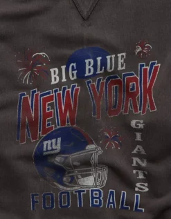 NFL New York Giants Crew Neck Sweatshirt Black -American Eagle Fashion 0454 2489 001 d3