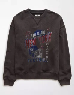 NFL New York Giants Crew Neck Sweatshirt Black -American Eagle Fashion 0454 2489 001 f