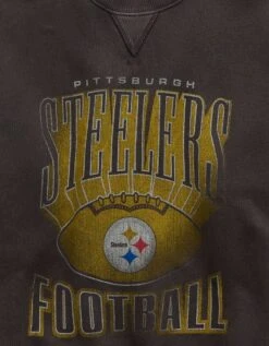 NFL Pittsburgh Steelers Crew Neck Sweatshirt Black -American Eagle Fashion 0454 2490 001 d1