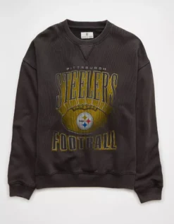 NFL Pittsburgh Steelers Crew Neck Sweatshirt Black -American Eagle Fashion 0454 2490 001 f