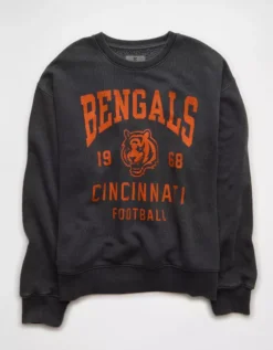 NFL Cincinnati Bengals Relaxed Fit Sweatshirt Faded Black -American Eagle Fashion 0454 2742 094 f