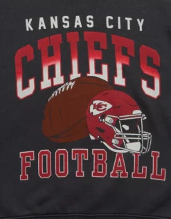 NFL Kansas City Chiefs Graphic Relaxed Fit Sweatshirt Washed Black -American Eagle Fashion 0454 2742 167 d1