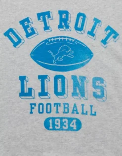 NFL Detroit Lions Graphic Relaxed Fit Sweatshirt Gray Heather -American Eagle Fashion 0454 2743 069 d1