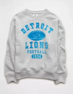 NFL Detroit Lions Graphic Relaxed Fit Sweatshirt Gray Heather -American Eagle Fashion 0454 2743 069 f