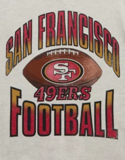 NFL San Francisco 49ers Graphic Relaxed Fit Sweatshirt Natural -American Eagle Fashion 0454 2743 109 d1