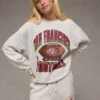NFL San Francisco 49ers Graphic Relaxed Fit Sweatshirt Natural
