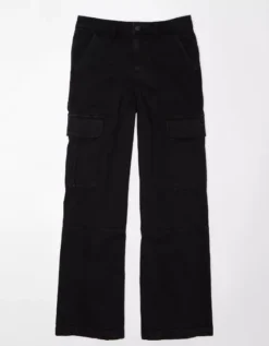 AE Stretch Super High-Waisted Baggy Wide-Leg Cargo Pant 5 AE Stretch Super High-Waisted Baggy Wide-Leg Cargo Pant -American Eagle Fashion 0461 5034 001 f