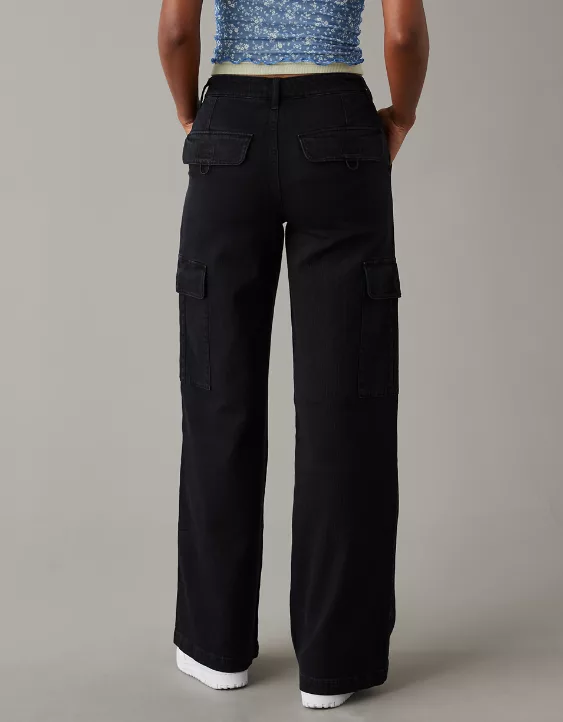 AE Stretch Super High-Waisted Baggy Wide-Leg Cargo Pant 2 AE Stretch Super High-Waisted Baggy Wide-Leg Cargo Pant - Image 2