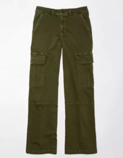 AE Dreamy Drape Stretch Cargo Super High-Waisted Baggy Wide-Leg Pant -American Eagle Fashion 0461 5114 324 f