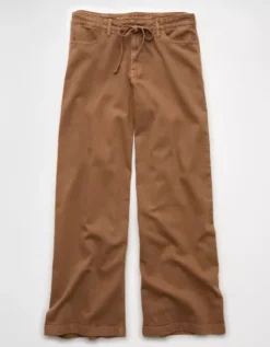AE Dreamy Drape Stretch Low-Rise Ultra Wide-Leg Pant Iced Mocha 10 AE Dreamy Drape Stretch Low-Rise Ultra Wide-Leg Pant Iced Mocha -American Eagle Fashion 0461 5530 261 f