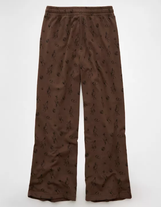 AE Halloween Fleece Pant Dark Brown 4 AE Halloween Fleece Pant Dark Brown - Image 4