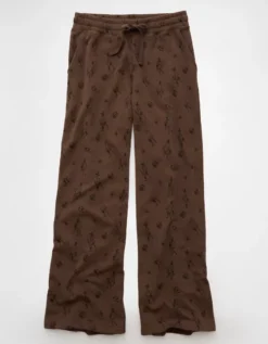 AE Halloween Fleece Pant Dark Brown 7 AE Halloween Fleece Pant Dark Brown -American Eagle Fashion 0465 1304 203 f