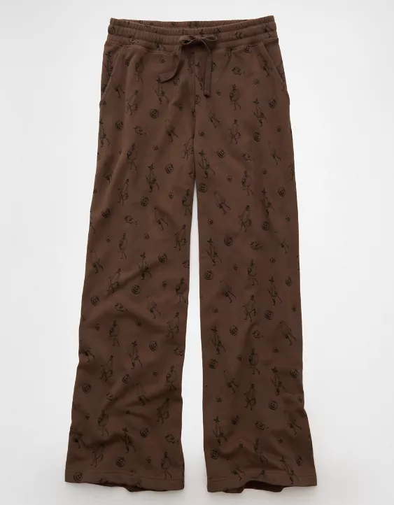 AE Halloween Fleece Pant Dark Brown 3 AE Halloween Fleece Pant Dark Brown - Image 3