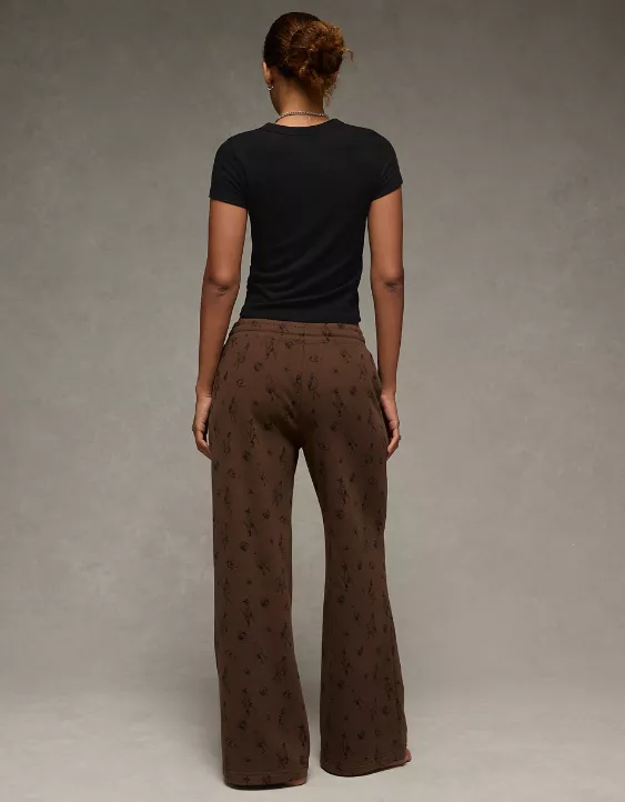 AE Halloween Fleece Pant Dark Brown 2 AE Halloween Fleece Pant Dark Brown - Image 2