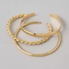 AEO Bangle Bracelet 3-Pack Gold