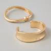 AEO Sculpted Hinge Bracelet 2-Pack Gold