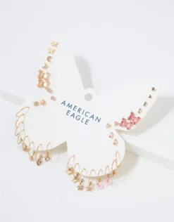 AE Crystal Butterfly Earrings 18-Pack