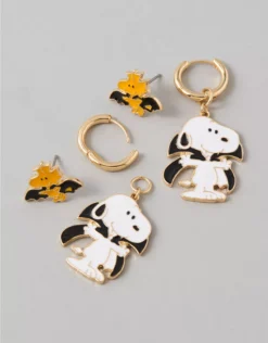 AEO Halloween Snoopy Earrings 2-Pack Multi