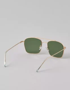 AE Square Sunglasses Olive -American Eagle Fashion 0506 7587 309 b