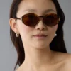 AE Round Tortoise Shell Sunglasses Torte