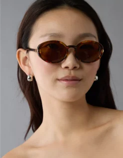AE Round Tortoise Shell Sunglasses Torte