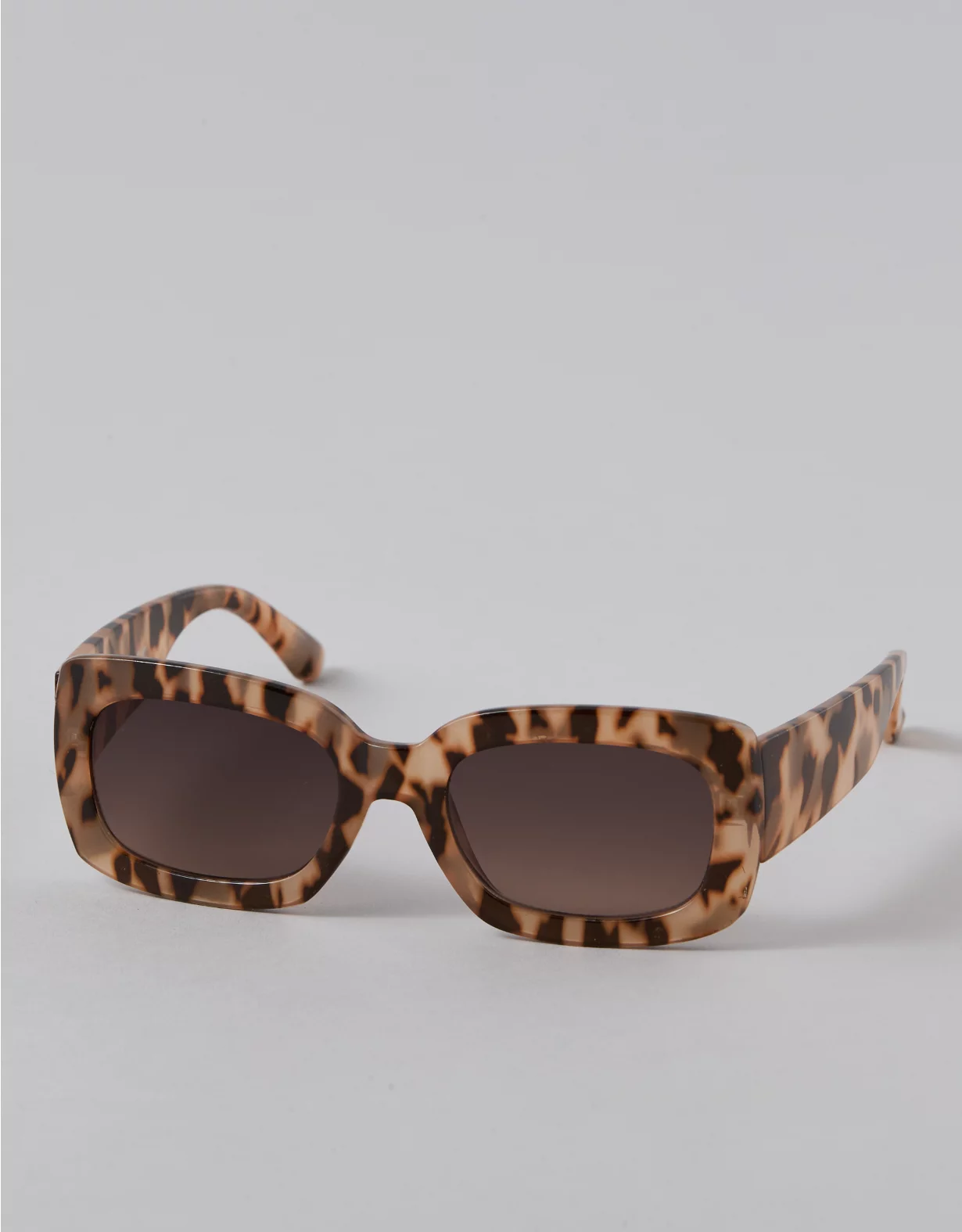 AE Square Tortoise Shell Sunglasses Light Brown 1 AE Square Tortoise Shell Sunglasses Light Brown