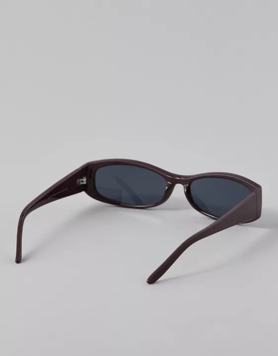 AE Skinny Sunglasses Maroon 3 AE Skinny Sunglasses Maroon - Image 3