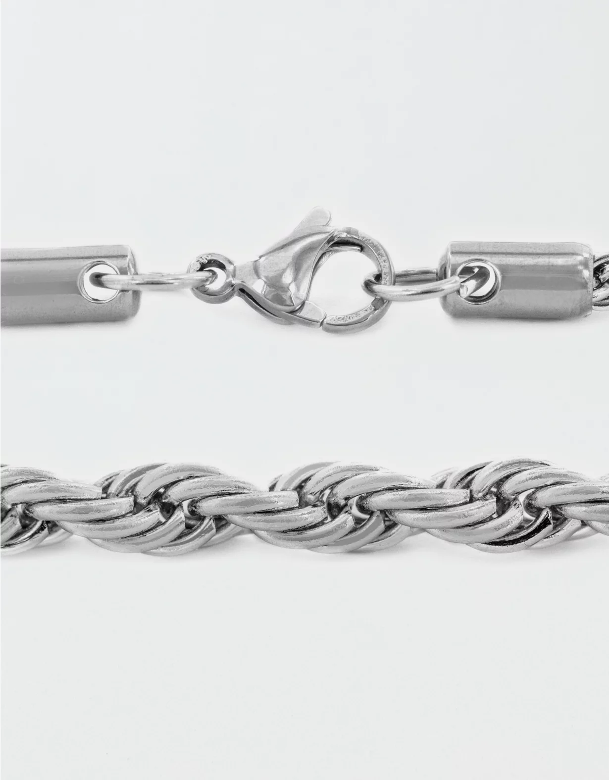 West Coast Jewelry Stainless Steel Spiga Chain Necklace 2 West Coast Jewelry Stainless Steel Spiga Chain Necklace - Image 2