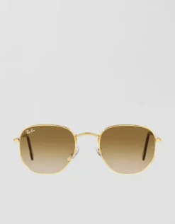 Ray-Ban Hexagonal Sunglasses Tan -American Eagle Fashion 0508 2017 207 d2