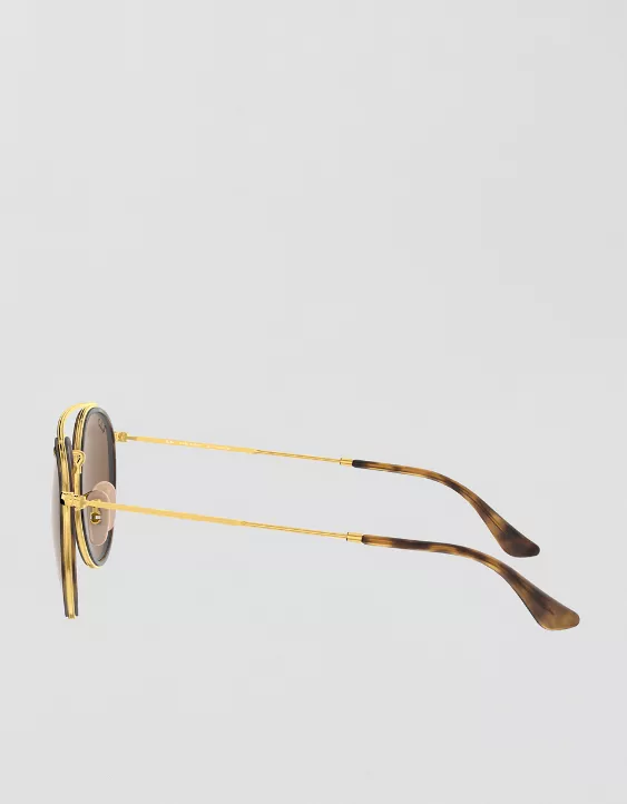Ray-Ban Round Sunglasses Brown 2 Ray-Ban Round Sunglasses Brown - Image 2