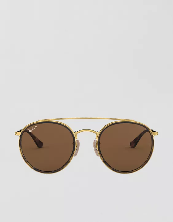 Ray-Ban Round Sunglasses Brown 3 Ray-Ban Round Sunglasses Brown - Image 3