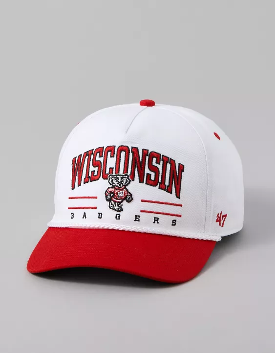 '47 Wisconsin Badgers Baseball Hat Red 2 '47 Wisconsin Badgers Baseball Hat Red - Image 2