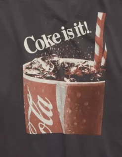 AE Boxy Coca-Cola Graphic T-Shirt Dark Gray -American Eagle Fashion 0519 4706 024 d1