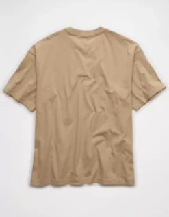 AE Boxy Keith Haring Graphic T-Shirt Khaki -American Eagle Fashion 0519 4710 212 b