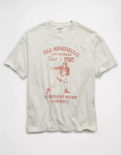 AE Boxy Sport Graphic T-Shirt Heather Gray -American Eagle Fashion 0519 4870 006 f