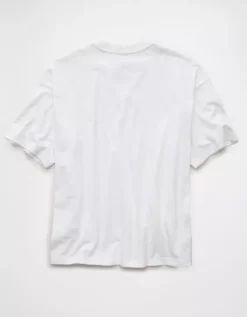AE Boxy Food Graphic T-Shirt White -American Eagle Fashion 0519 4871 100 b