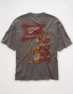 AE Boxy Miller Graphic T-Shirt Grey Shadow -American Eagle Fashion 0519 5033 082 b