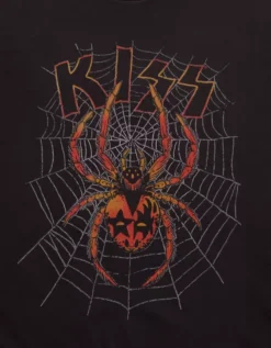 AE Boxy Kiss Halloween Graphic T-Shirt Dusted Slate -American Eagle Fashion 0519 5041 023 d1