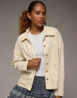 AE Chore Coat Cream -American Eagle Fashion 0536 6429 106 d2