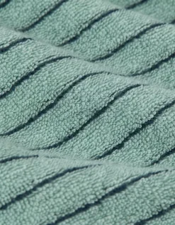 AE Sofa Surfin' Terry Striped Lounge Short Green -American Eagle Fashion 0552 2023 300 d1