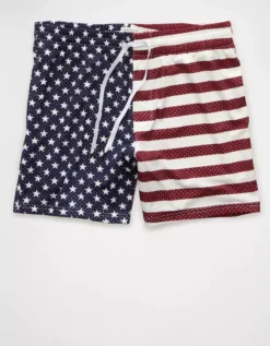 AE Sofa Surfin' 6" Mesh Lounge Short Multi -American Eagle Fashion 0552 2024 900 f