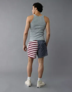 AE Sofa Surfin' 6" Mesh Lounge Short Multi -American Eagle Fashion 0552 2024 900 ob