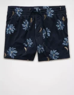 AE Sofa Surfin' 6" Mesh Lounge Short Rich Navy -American Eagle Fashion 0552 7474 405 f