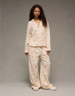 AE Halloween Cotton Gauze PJ Set Frosty Cream