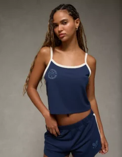 AE Sporty PJ Set Navy -American Eagle Fashion 0575 1300 410 os