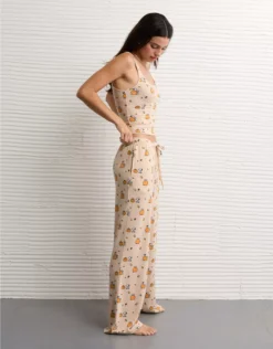 AE Luxe Plush Snoopy Halloween PJ Set Cake Batter