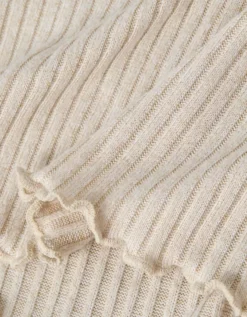 AE Ribbed Plush PJ Set Cream -American Eagle Fashion 0575 1331 106 d1