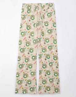 AE Peanuts Fleece Wide-Leg PJ Pant